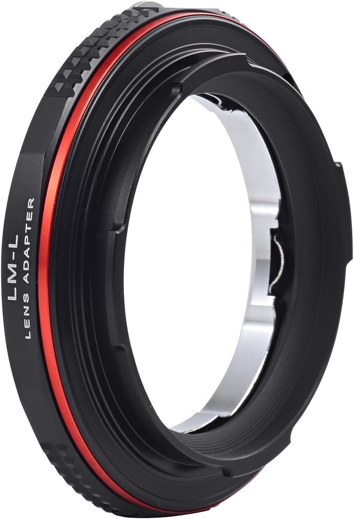 PHOLSY Objektivadapter Kompatibel mit Leica M LM, Zeiss ZM, Voigtlander VM Objektiv auf L Mount Kame