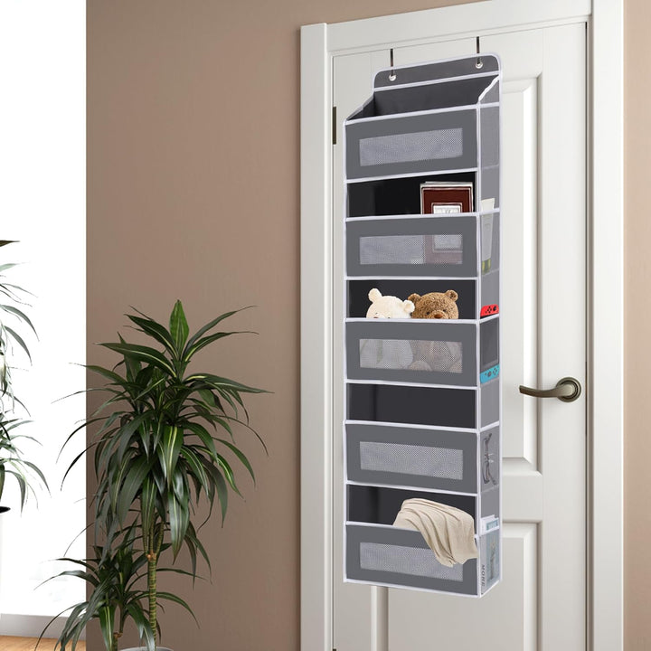 FEILANDUO Organizer für die Tür, 5 Regale, Tür-Organizer zum Aufhängen, hinter der Tür, Organizer mi