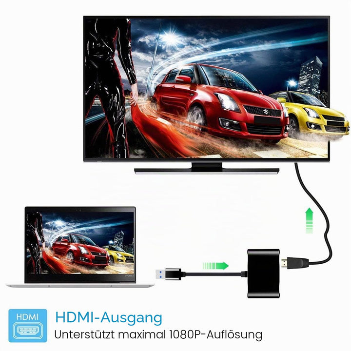 chenyang USB 3.0 2.0 zu HDMI VGA HDTV Adapter Kabel Externe Grafikkarte für Windows Laptop
