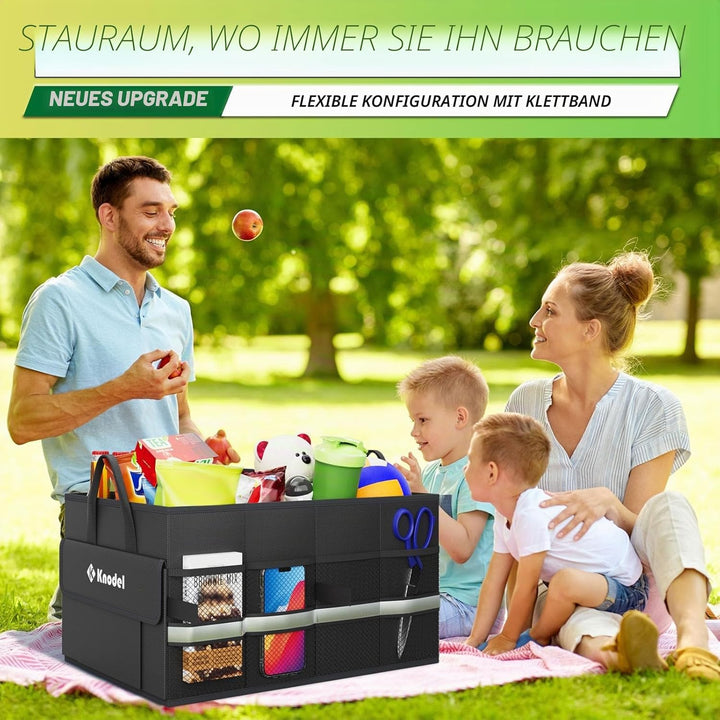 K KNODEL Kofferraum organisator, Autospeicherbox und tasche, grosser Kofferraumordner, Autoorganisat