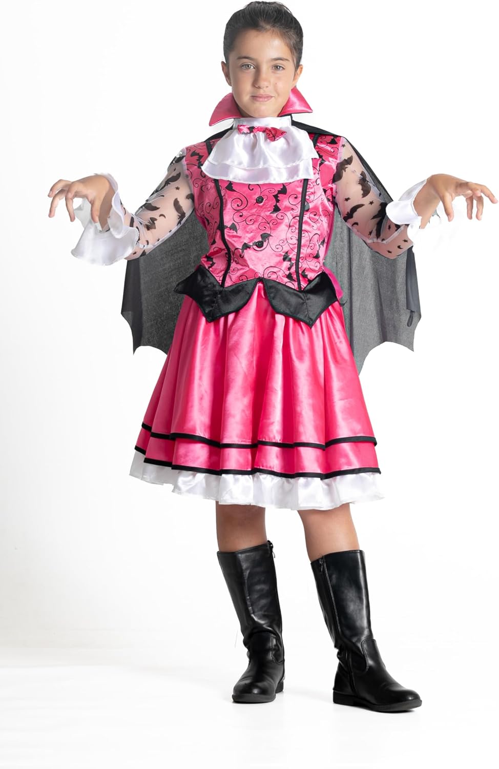 Ciao 61186.5-7 Disguise, Pink, Black, White, 5-7 Years 5-7 years Vampire Lady, 5-7 years Vampire Lad
