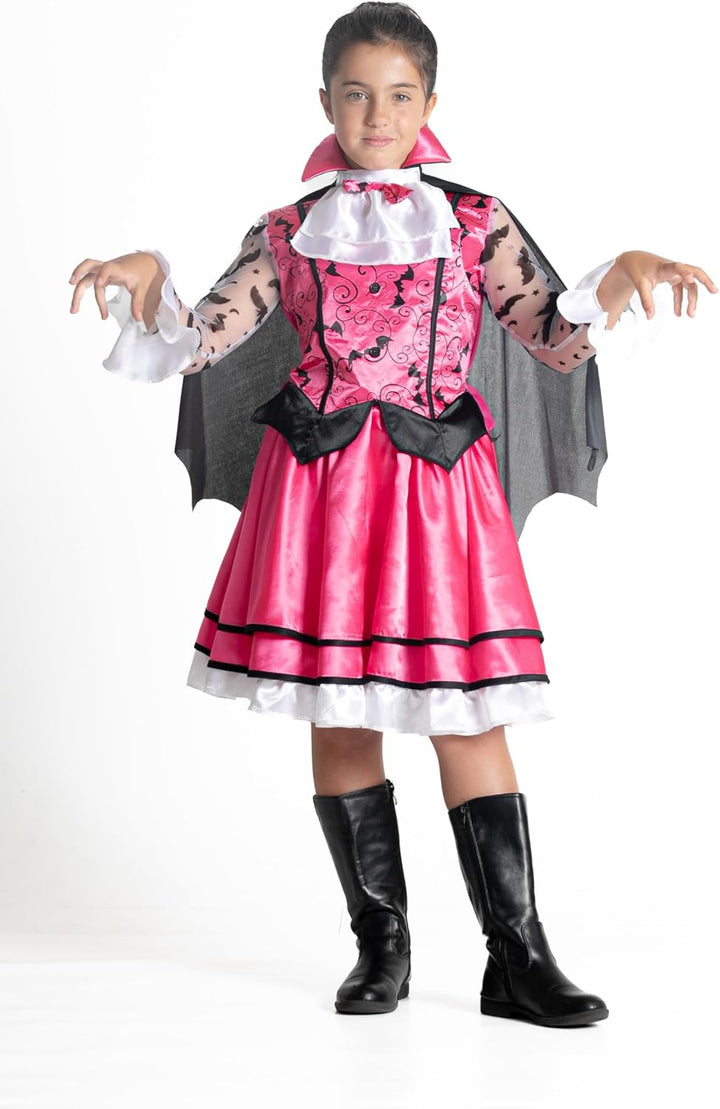 Ciao 61186.5-7 Disguise, Pink, Black, White, 5-7 Years 5-7 years Vampire Lady, 5-7 years Vampire Lad
