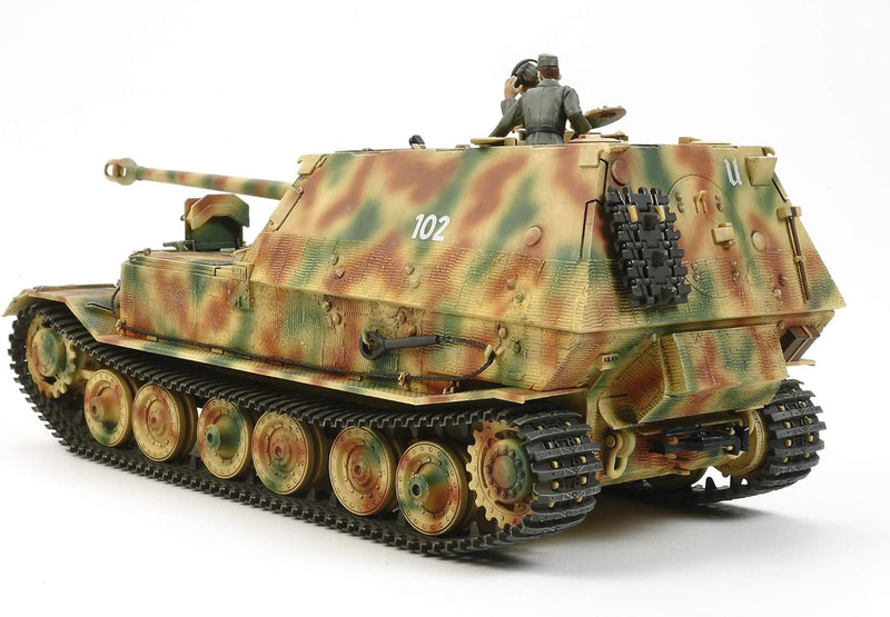 TAMIYA 300035325 - 1:35 WWII Deutscher Schwerer Kampfpanzer Elefant, Beige