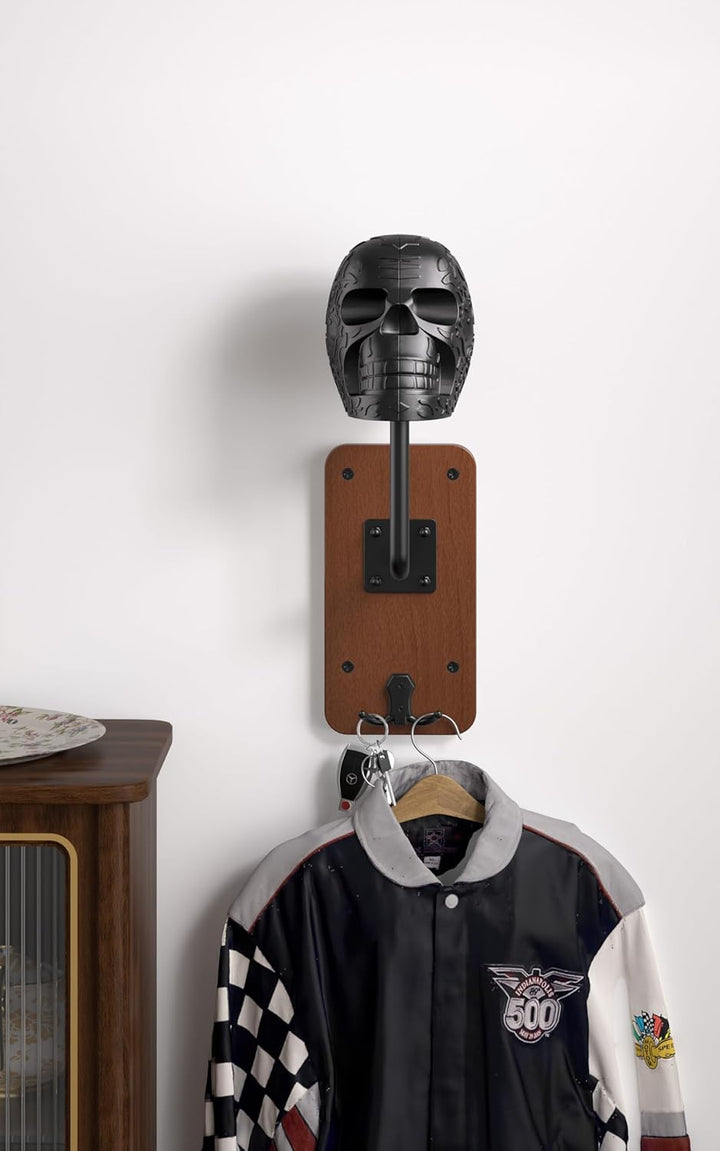 Totenkopf helmhalter Wandhalterung, Helm-Aufbewahrungsregal,
