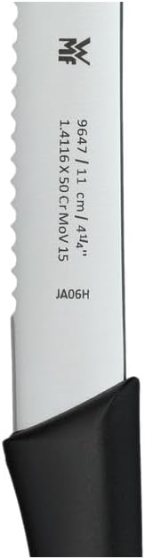 WMF Classic Line Frühstücksmesser Set 6-teilig, 23 cm, Brötchenmesser Wellenschliff, Brotzeitmesser,