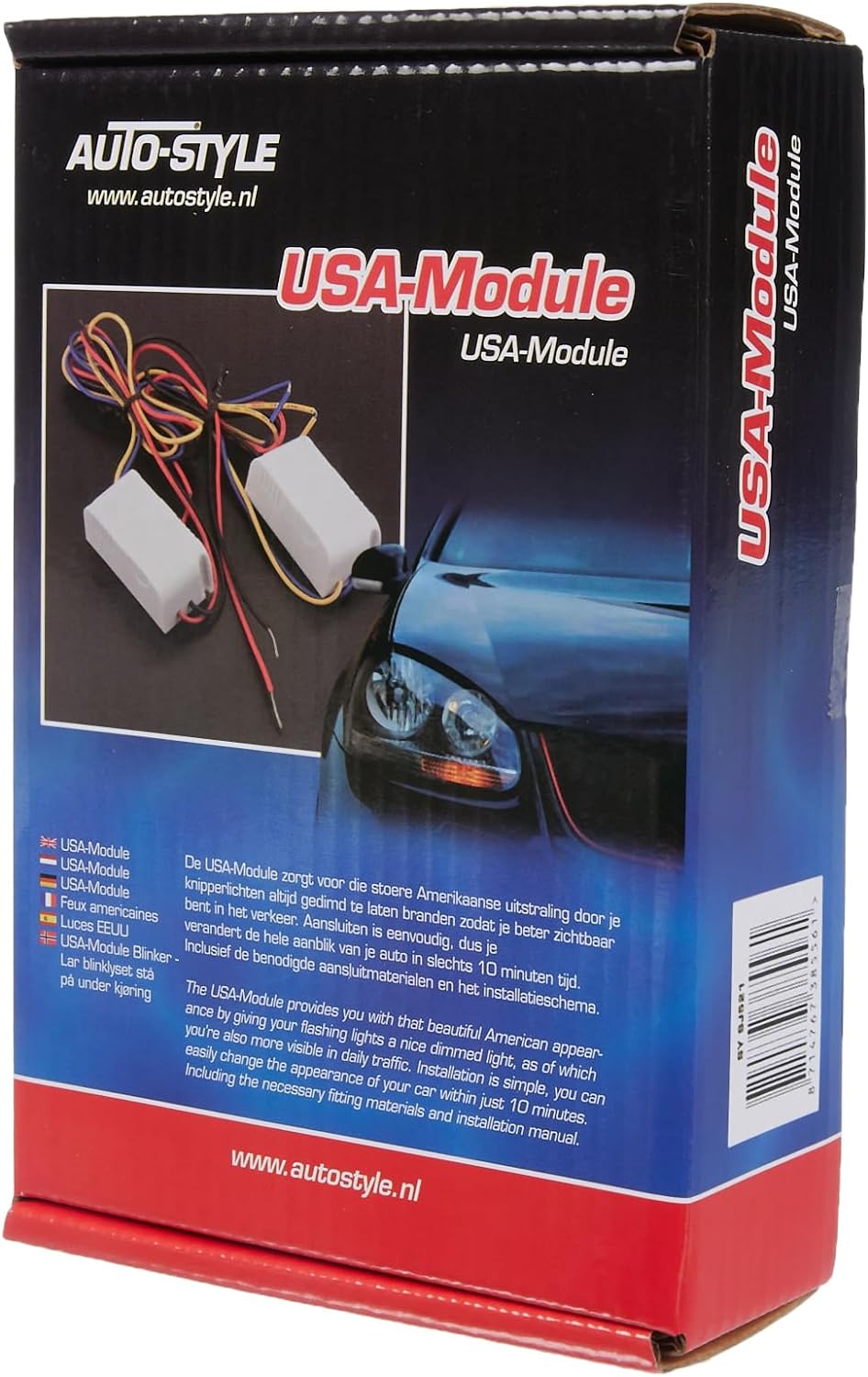 AUTO-STYLE Satz Blinker USA-Modules inkl. Kabelsatz & Montageanleitung