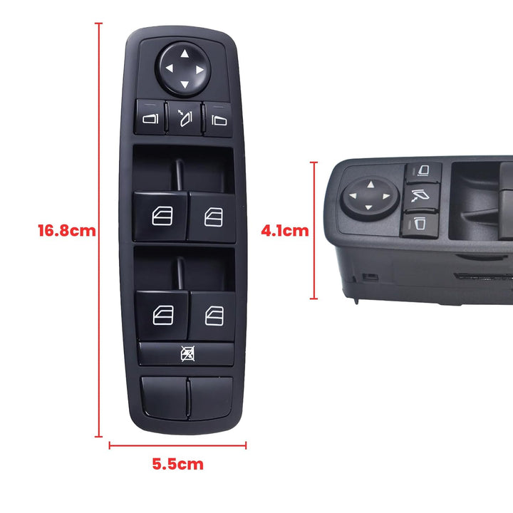 ZEALfix Vorne Links Fensterheber Schalter 2518300290 für W164 GL320 GL350 GL450 ML500