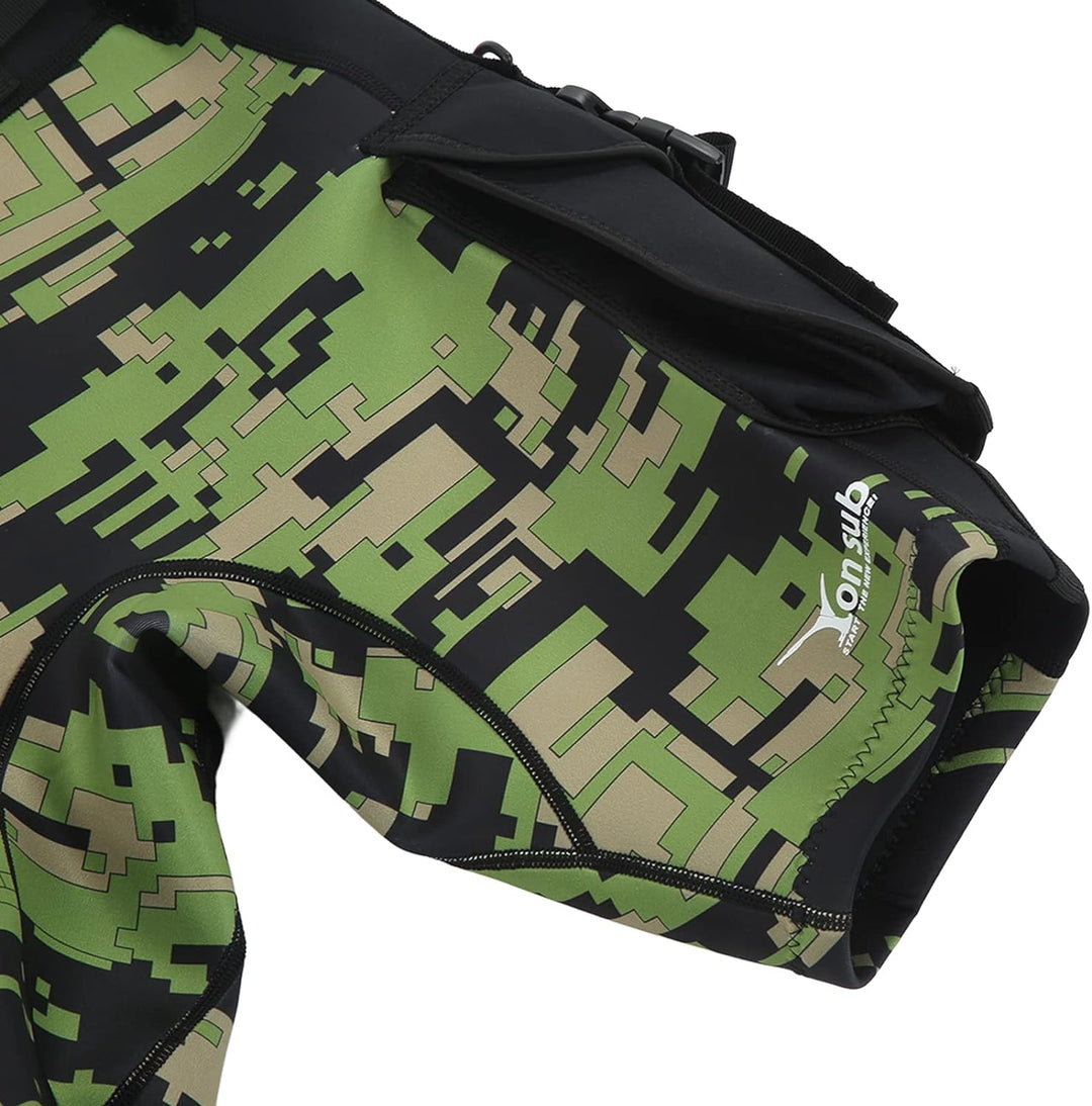 Entatial Herren-Neoprenanzug-Shorts 2,5 mm wasserdichte Surf-Männer-Mehrzweck-Tauchshorts