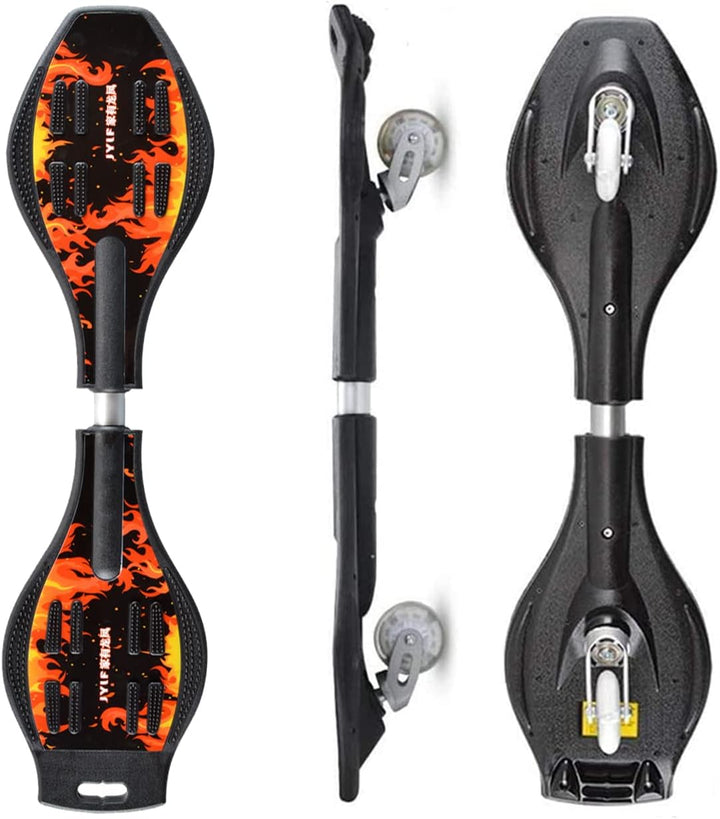 Waveboard Kinder Street Surfen Caster Torsion Skateboard Double Decks Casterboards für Wave/Surf Wav