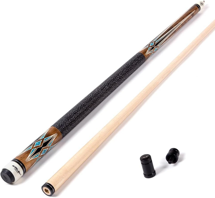 Riley Centurion American Billardqueue mit Leinenummanteltem Griff, 147 cm, 13 mm Spitzen-Gelenkschut