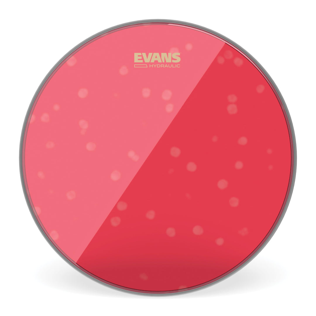 Evans Hydraulic Red Schlagfell, Rot, 8 Zoll 8-inch Rot, 8-inch Rot