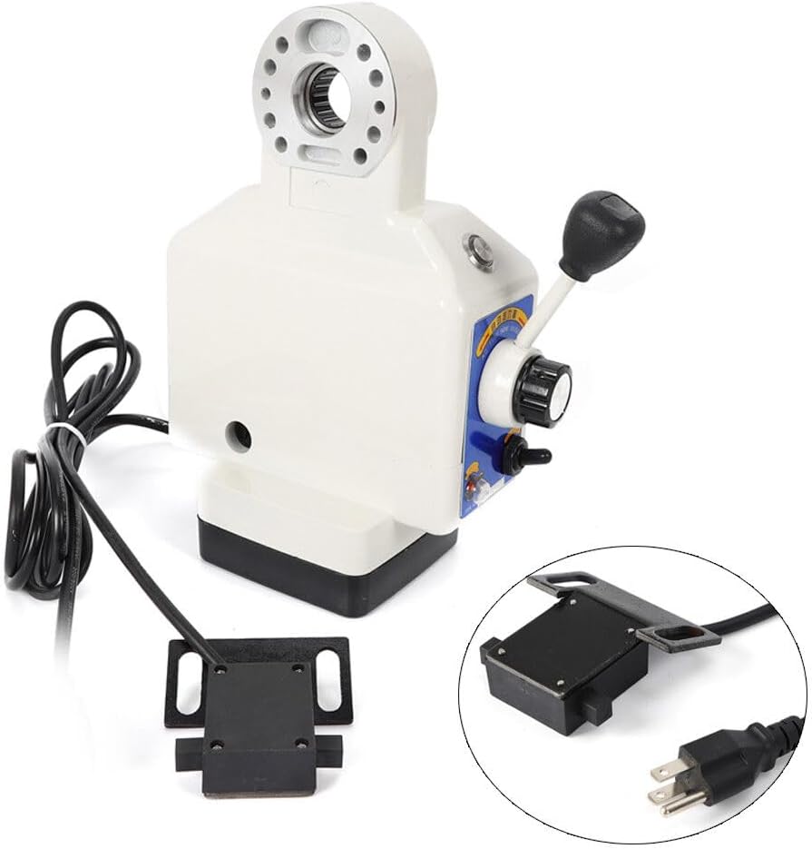 220V X-Achse Fräsmaschinentisch, Vorschubmotor, X-Achse Krafttischvorschub mit Zubehör für Fräsmasch