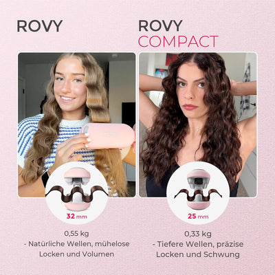 TYMO ROVY Compact Welleneisen für haare, Lockenstab grosse Locken geeignet für Anfänger, Sofortiges