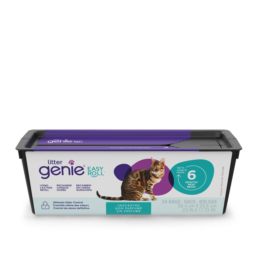 Litter Genie Easy Roll Nachfüller, Katzenstreu Entsorgungssystem, ultimative Geruchskontrolle, mühel