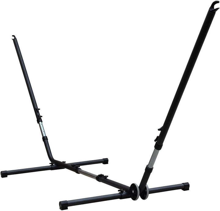 Universal anthrazit Hängematten-Metallgestell bis 370 cm mit Lola Hängematte XL Jamaica Dolce Vita