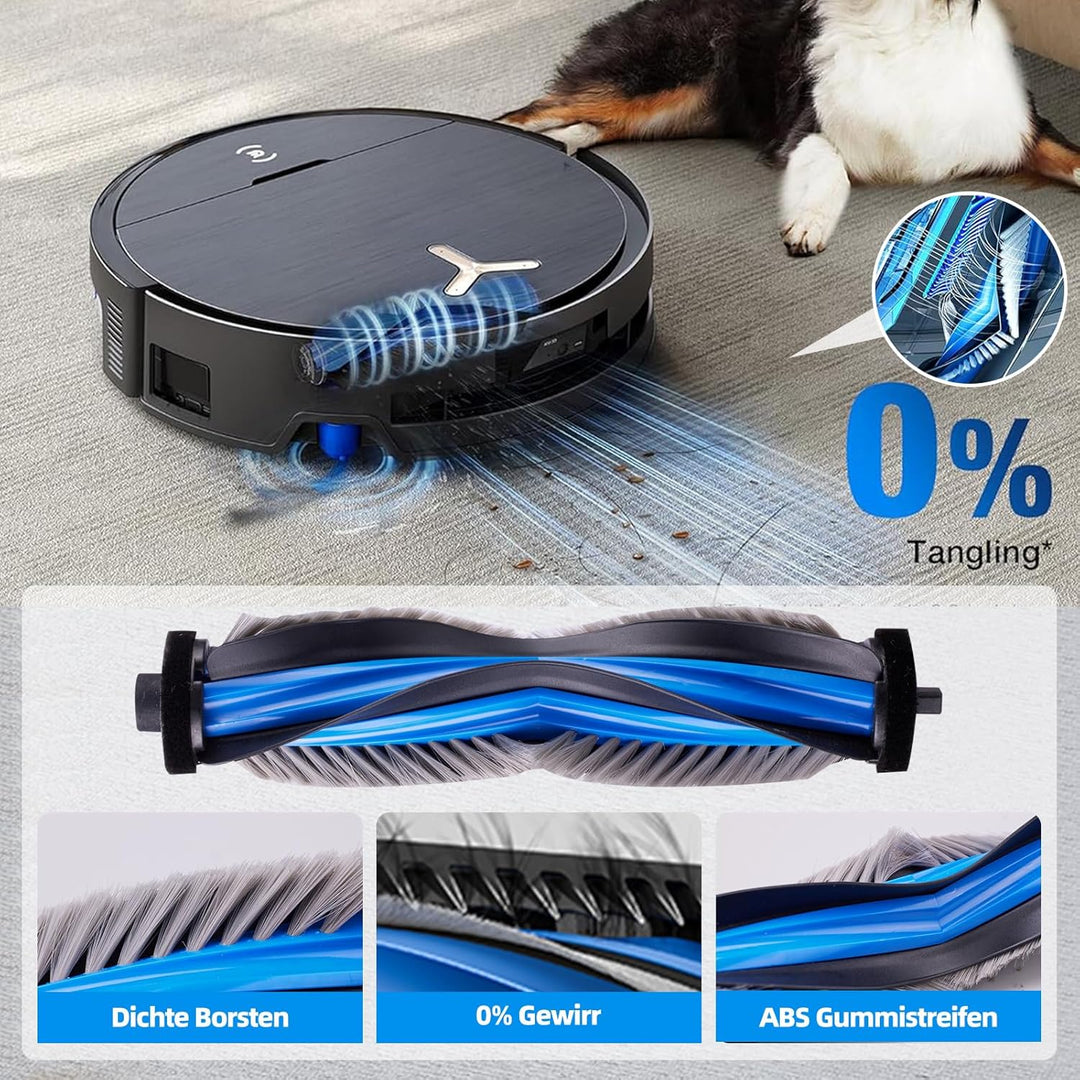 22 Stück Zubehörset für ECOVACS DEEBOT X9 PRO OMNI / X9 PRO / X11 Saugroboter, Ersatzteile 2 Hauptbü