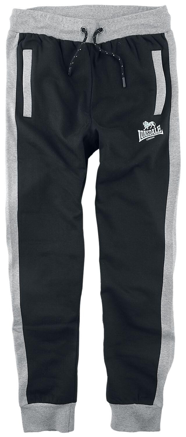 Lonsdale Herren Brocklehill Dress Pants XL Marl Grey/Black, XL Marl Grey/Black