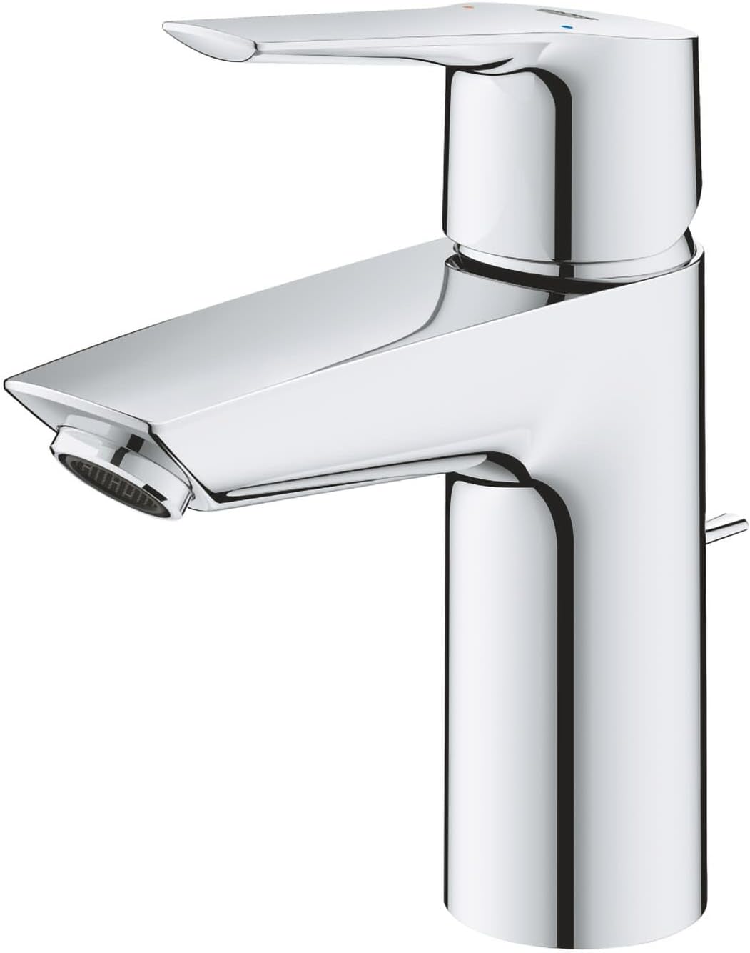 GROHE Start - Einhand-Waschtischarmatur (wassersparend, langlebige Oberfläche, S-Size), chrom, 24209