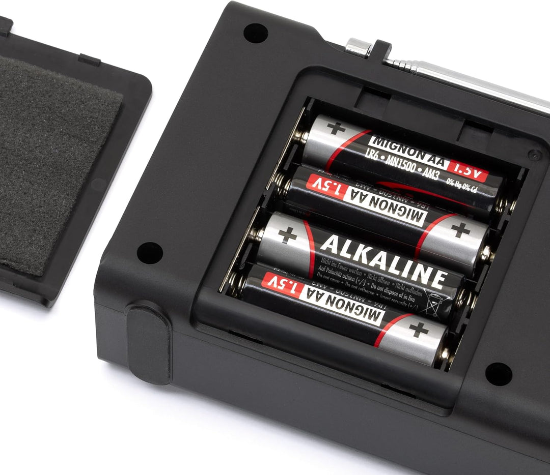 Dynavox DBT200 tragbares, digitales DAB+/UKW Radio, ideal als Küchenradio, Badradio, Büroradio, Werk