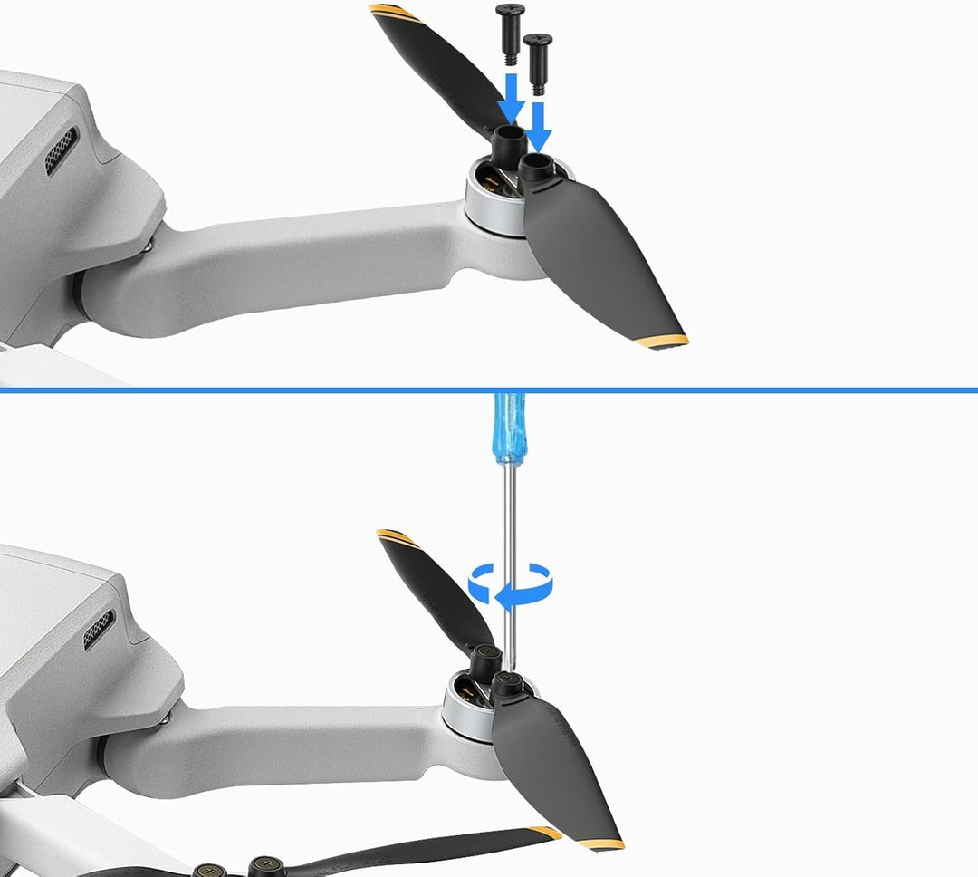 Propeller für DJI Mini 4K/2/2 SE/SE Drohnen Ersatz Propeller Blätter Geräuscharm Flügel für DJI Mini