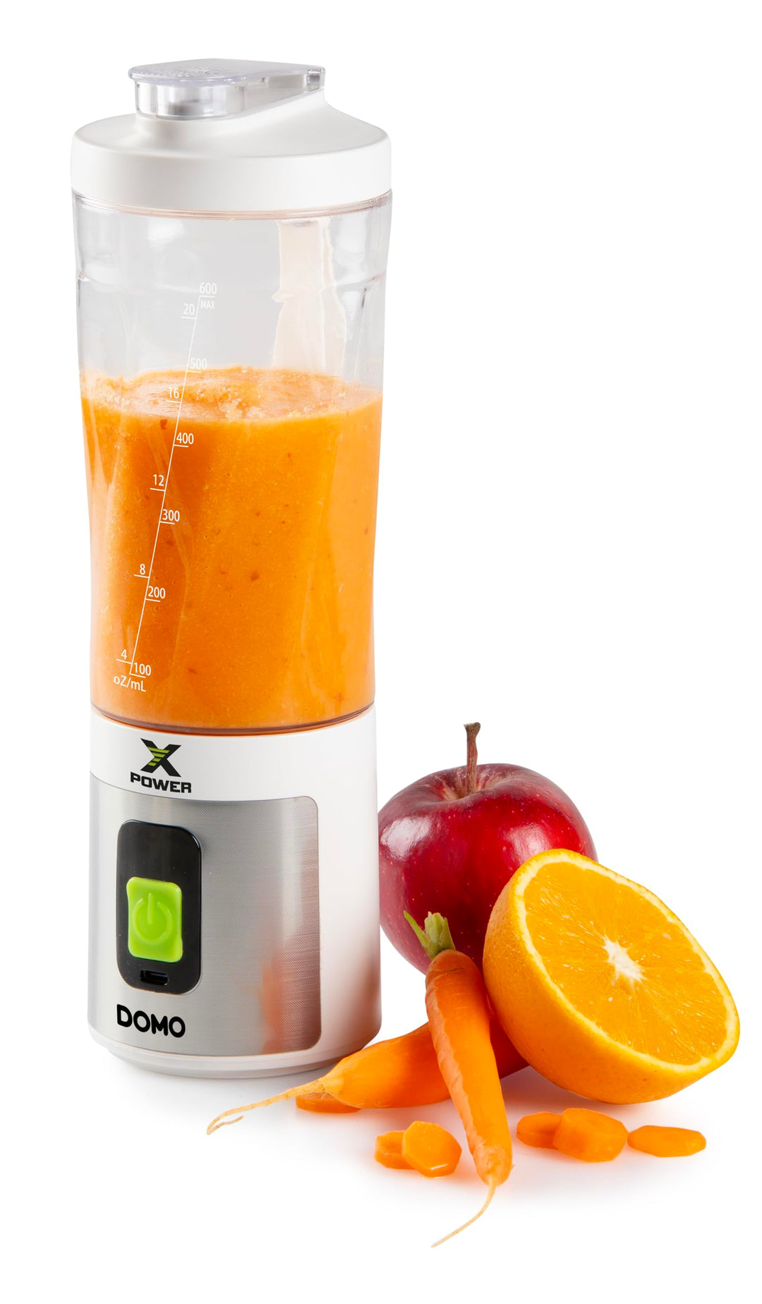 DOMO DO752BL Portable Blender - Powerful Mini Stand Mixer mit Tritan-Flasche - 120W - USB-C Aufladba