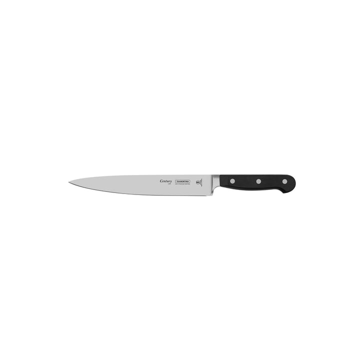 Tramontina Tranchiermesser CENTURY, 20 cm, Edelstahl DIN 1.4110, schwarz, rostfrei Tranchiermesser 2