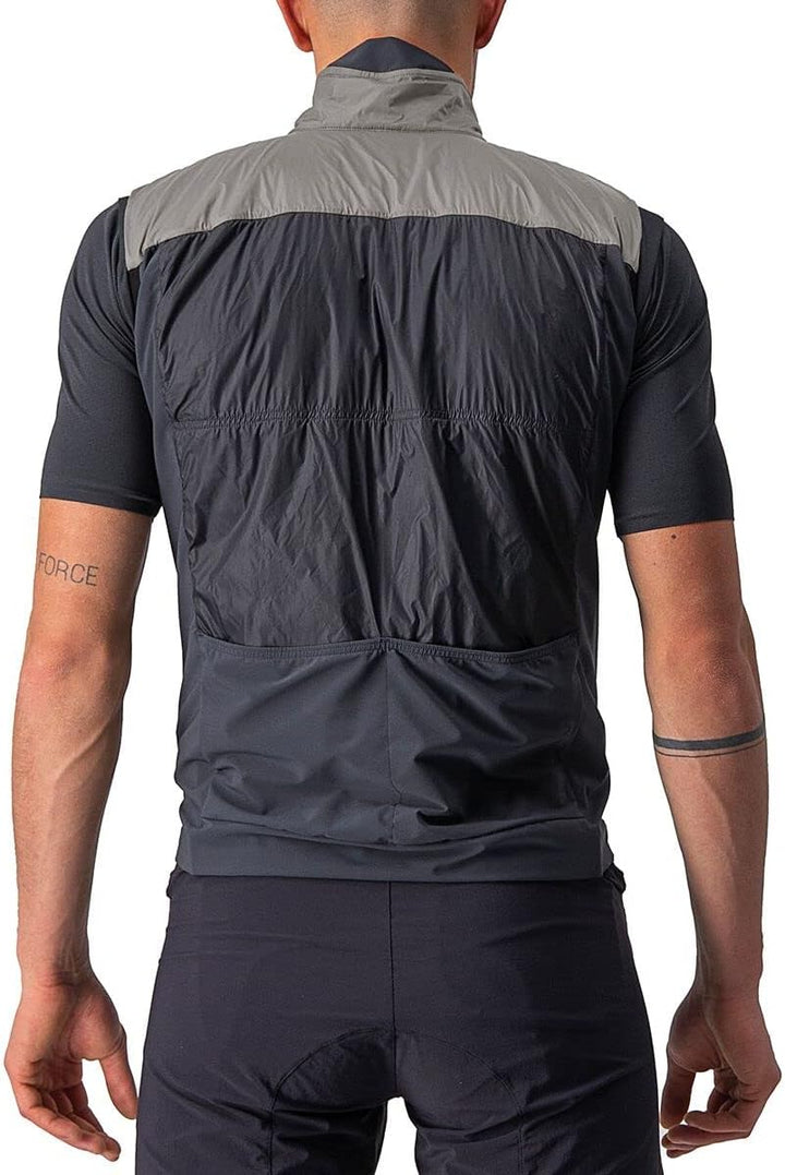 CASTELLI Herren Unlimited Puffy Vest Sports vest S NICKEL GRAY/DARK GRAY, S NICKEL GRAY/DARK GRAY