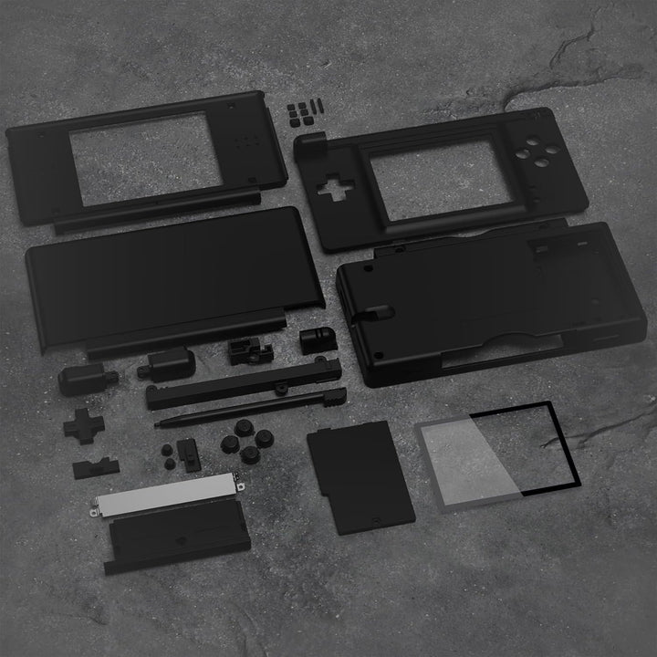 eXtremeRate Full Gehäuse Case für Nintendo DS Lite NDSL, DIY-Ersatz Voll Hülle&Knöpfen&Screen Protec