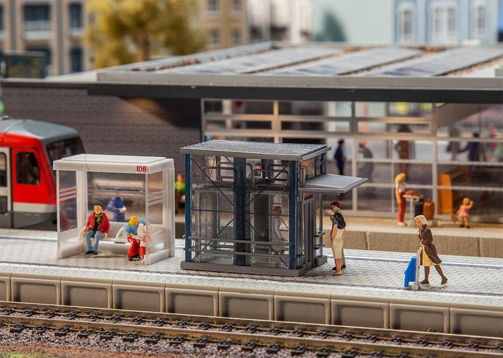 Faller F120297 Moderner Aufzug mit Antriebsteilen