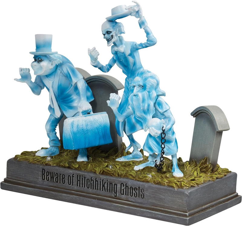 Enesco Disney Showcase The Haunted Mansion Hitchhiking Ghosts beleuchtete Figur, 20,3 cm, mehrfarbig