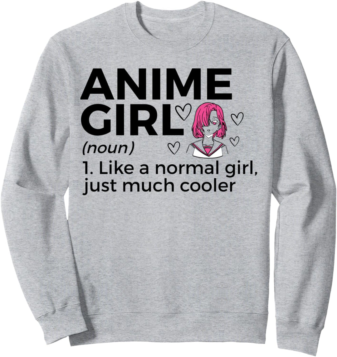 Definition von Anime für Mädchen Anime Lovers Merch Sweatshirt