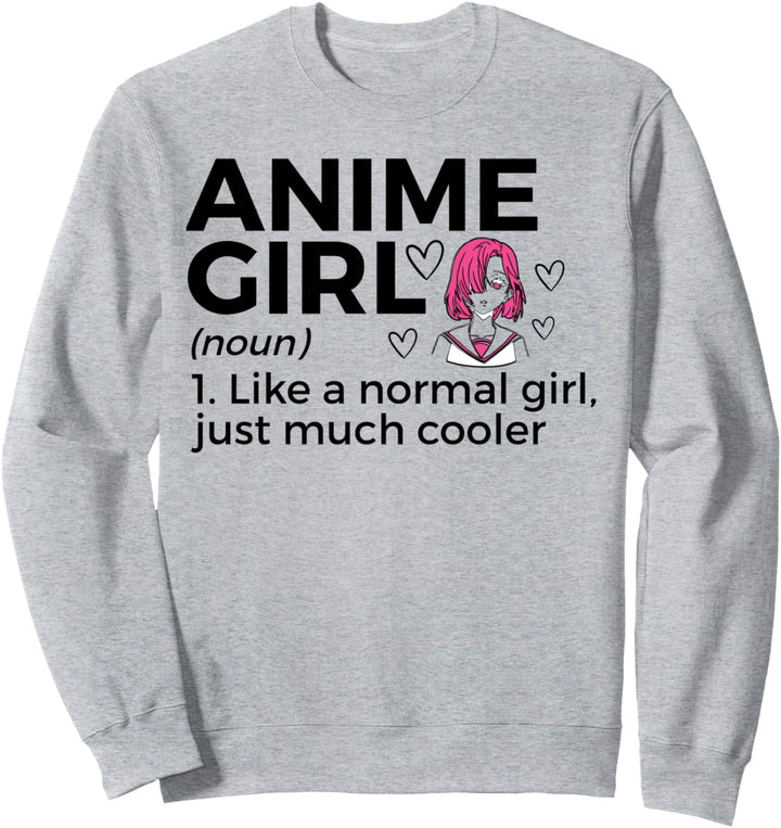 Definition von Anime für Mädchen Anime Lovers Merch Sweatshirt