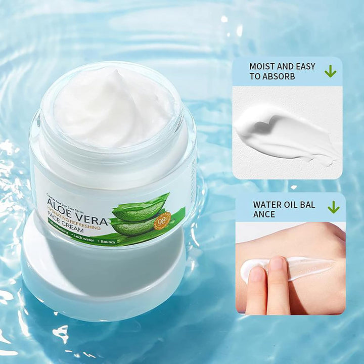 OKAQEE Damen-Hautpflege-Set 6 Stück Aloe Vera, 6 Stück Aloe Vera