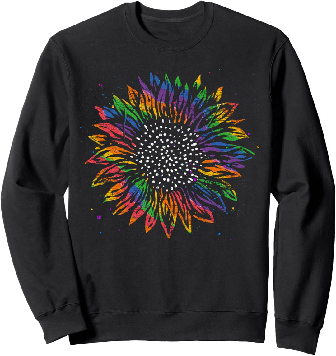 Pride Month Regenbogen Sonnenblume Gay Pride CSD LGBTQ Sweatshirt