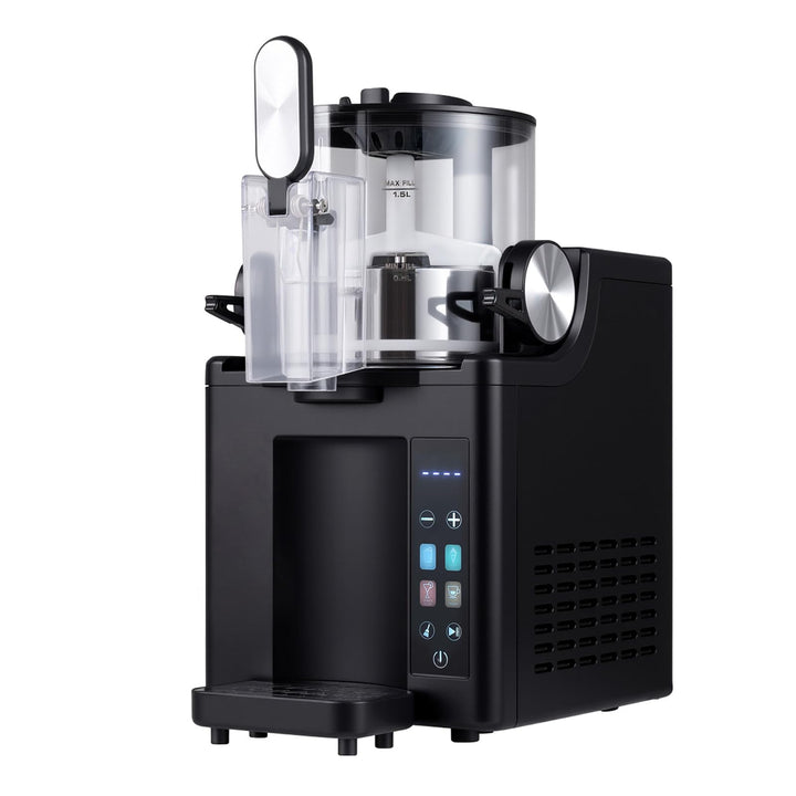 FANTASK Slush Maschine 1,5L | Slusheis Eismaschine mit LED Touch, 4 Modi, Selbstreinigung, für Slush