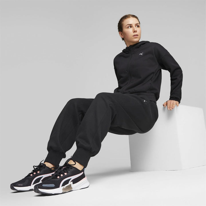 PUMA Damen Train Favorite Fleece Full Zip M Puma Schwarz, M Puma Schwarz