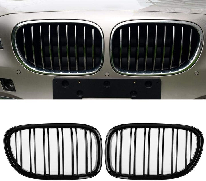 Kühlergrill-Lamellen in Sport-Doppel-Nierenform, glänzend-schwarz