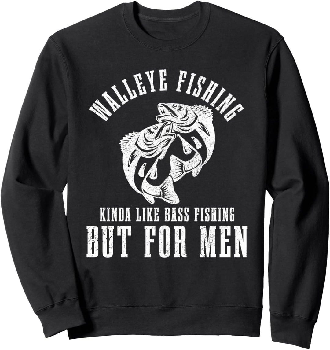 Zander Angeln Lustig Angler Sweatshirt