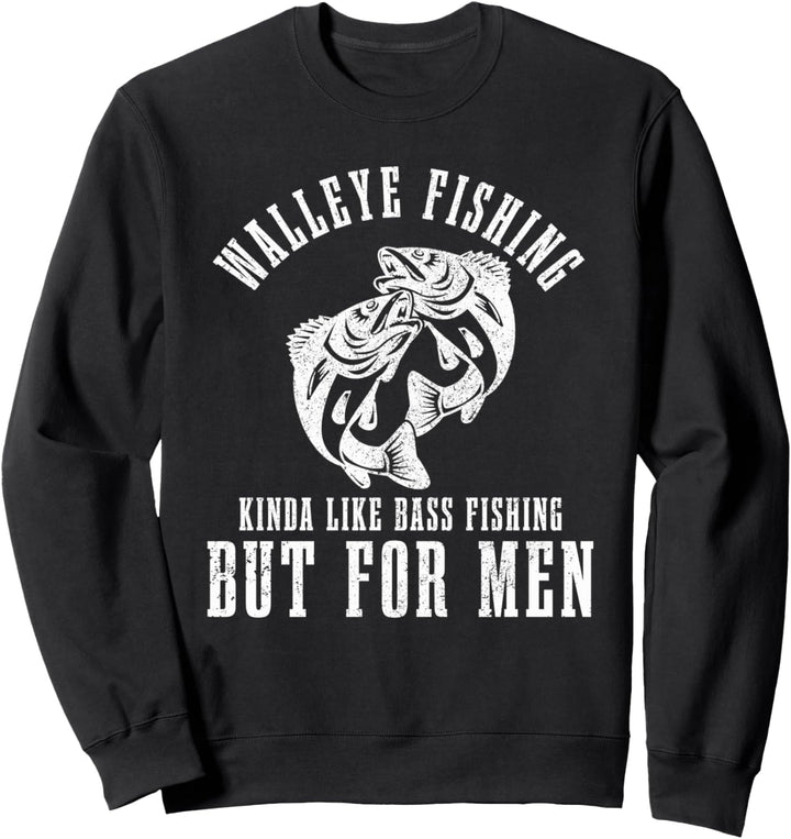Zander Angeln Lustig Angler Sweatshirt