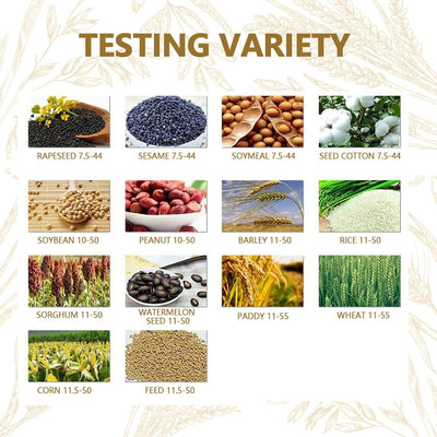 Tester Grain Moisture Meter Feuchtigkeitsmesser Sonde für Maisweizen für Reisbohnen für Erdnuss-Soja