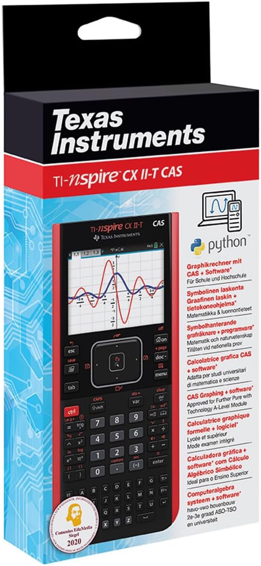 TI-Nspire CX II-T CAS Grafikrechner - Farbdisplay