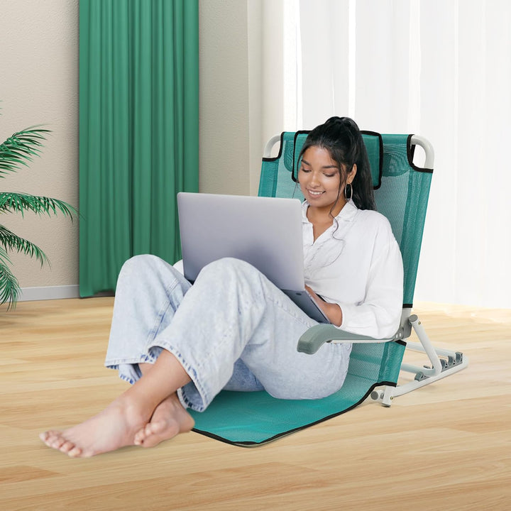 Rückenstütze Bett Verstellbar 20-75º, Verstellbare Bett Rückenlehne für Lesen, Freizeit und Unterhal