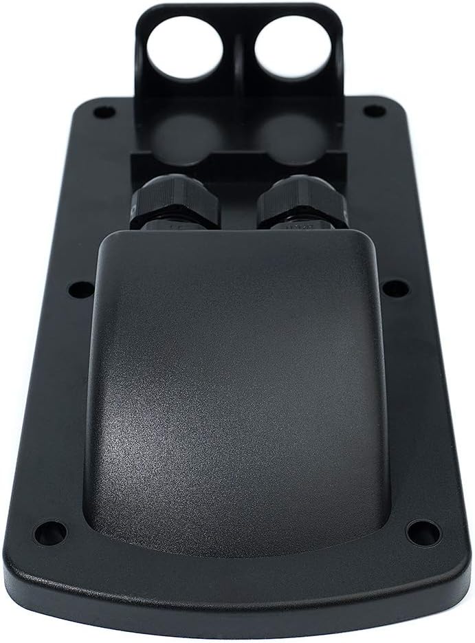 WATTSTUNDE Solarmodul Kabeldurchführung - Haltespoiler Dachbefestigungen Dachdurchführung in schwarz