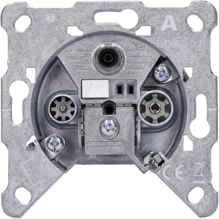 Triax EDA302F Antennesteckdose Universal 3fach SAT/BK Einzeldose Triax Eda302f 3fach Sat Uni, Triax