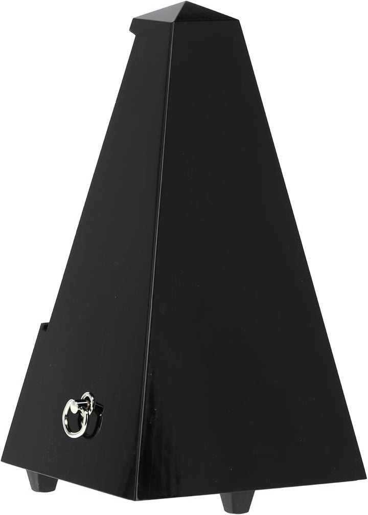 Wittner Metronom 806 Holzgehäuse ohne Glocke Taktell Pyramidenform schwarz hochglanz, schwarz hochgl