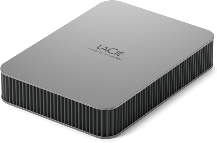 LaCie MOBILE DRIVE Secure 4TB tragbare externe Festplatte, 2.5 Zoll, Mac & PC, space grey, inkl. 2 J