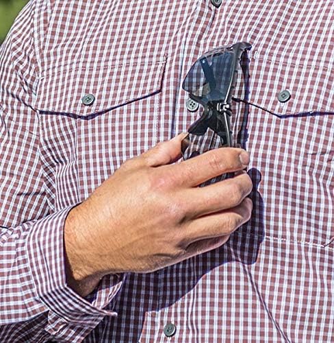Helikon-Tex Unisex Pd-utl-tc Poloshirts S Phantom Grey Checkered, S Phantom Grey Checkered
