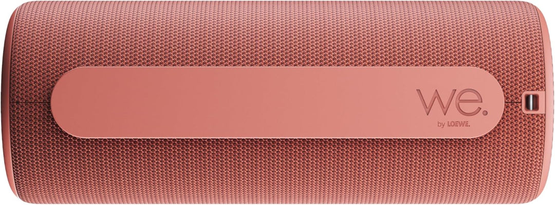 Loewe We. HEAR 1 Coral Red, Bluetooth Lautsprecher, 40W, Wasserresistent, Tragbar, Aufladbar, 14h La