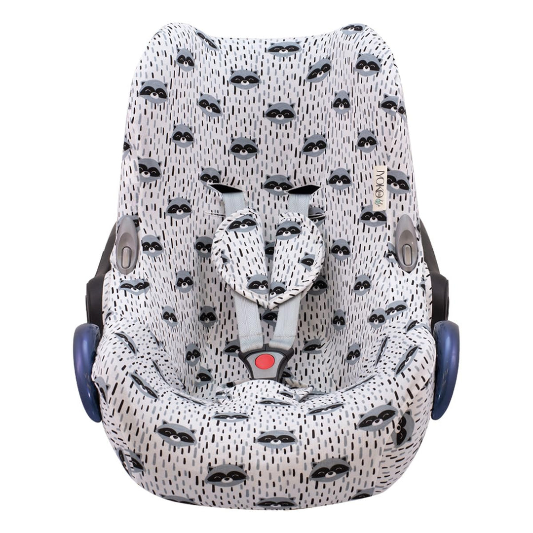 JYOKO KIDS Bezug für Autositz kompatibel mit Maxi Cosi Cabriofix, City Streety, aus Baumwolle (Racco