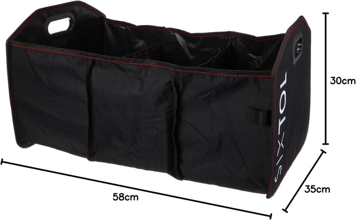 CAR COMPACT 3 | Kofferraumtasche faltbar | Kofferraum-Organizer | 3 Fächer | Autotasche 3 Fächer - 3